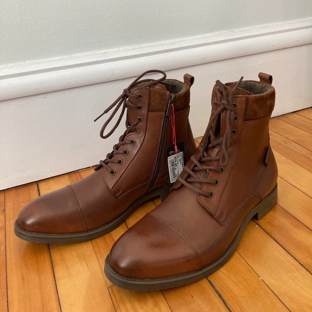 Brown Leather Boots - Wojas